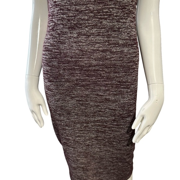 Aritzia burgundy Sheath Midi Dress - Picture 3 of 5